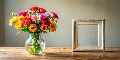 Empty elegant vase, a still life; home décor photography captures floral absence.