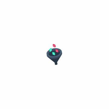 filter isometric icon alpha transparent video