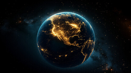 Obraz premium Cybersecurity and internet governance innovations global perspective futuristic technology secure data protection