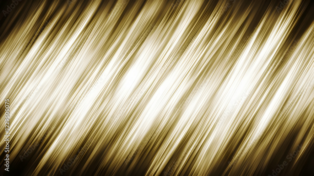 Poster abstract gold diagonal lines background creates dynamic visual with light effects