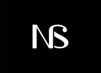 NS logo desing and monogram logo
