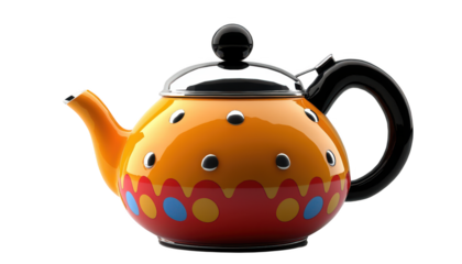 Tea Kettle isolated on transparent background