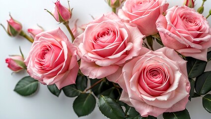 Elegant pink roses for romantic floral arrangements