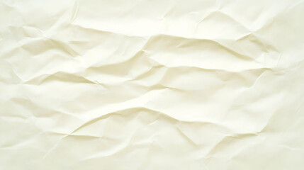 Obraz premium Crumpled White Paper Background Forms an Abstract Texture