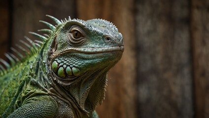 Fototapeta premium iguana on a branch