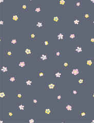 small flower seamless vector ...