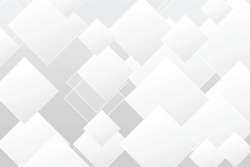 Obraz premium Vector Abstract Elegant white and grey Background. Abstract white Pattern. Squares Texture
