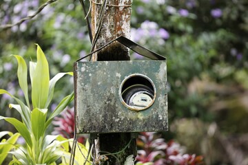 Electric meter, Costa Rica, Central America