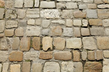 Cobblestones, Regensburg, Germany, Europe