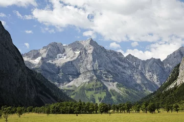 Gordijnen Ahornboden, Engtal, Spitzkarspitze, Karwendel mountains, Tyrol, Austria, Europe © Siepmann/imageBROKER