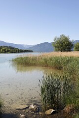 Tegernsee lake in Gmund, Upper Bavaria Germany
