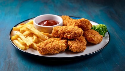 fried chicken nuggets