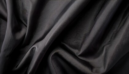 Obraz premium Abstract background texture of natural black color fabric. Generated image