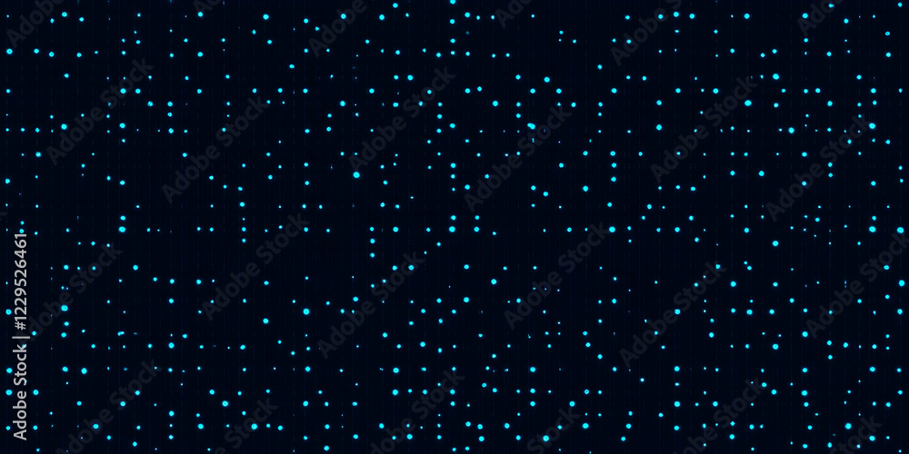 Aufkleber abstract background with glowing blue dots pattern creates a futuristic and technological atmosphere