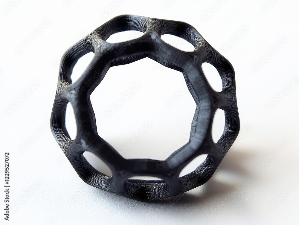 Poster innovative 3d-printed battery design utilizing nanotechnology for enhanced durability and efficiency