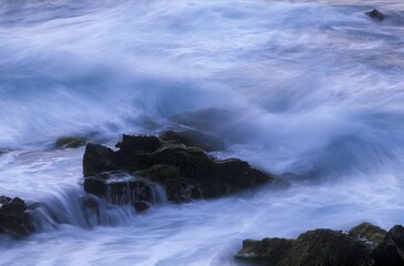 Rock in breakers, El Hierro, Canary Islands, Spain, Europe