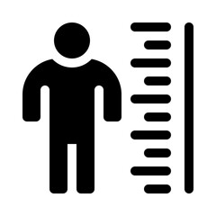 weight management glyph icon