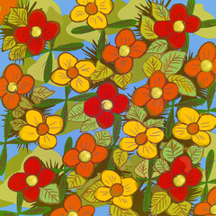 seamless floral background