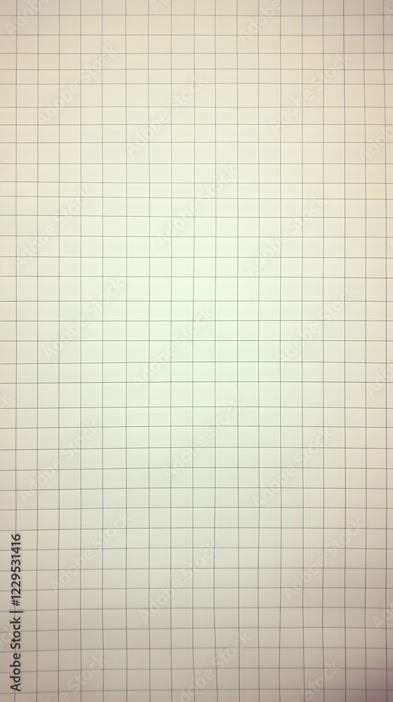 Poster grid paper background forms a regular pattern with squares, perfect for note-taking and precise draw