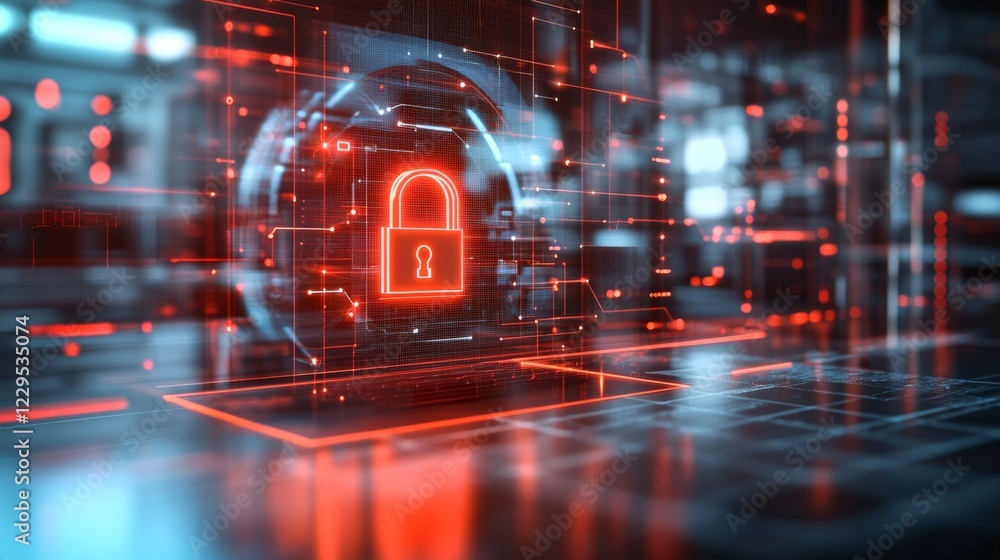 Poster digital security and data protection overview