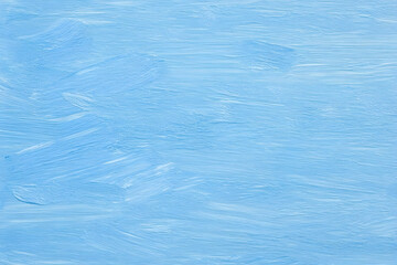 Light Blue Painted Background Texture Shows Brushstrokes and Smooth Surface Beautifully
