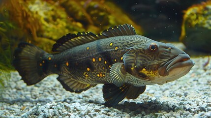 A Magnificent and Distinctive Cod Fish: A Prime Seafood in the Ocean Realm. This large - sized, silver - hued fish is a staple in the seafood market