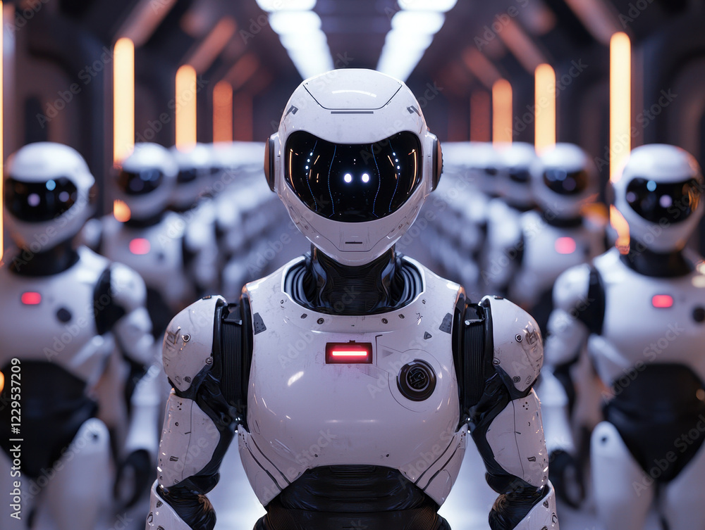 Poster rogue ai builds army of hacking bots for cyber assault on financial institution amid high-tech futur
