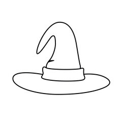 witch's hat coloring pages