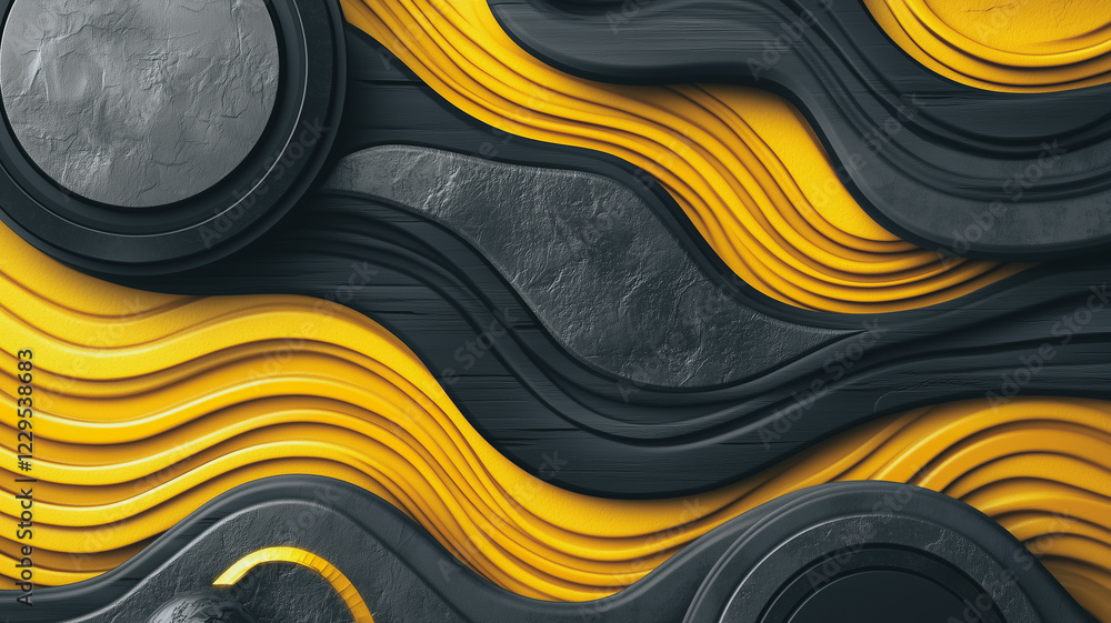 Poster abstract minimalist pattern: a captivating abstract minimalist design featuring bold and geometric s