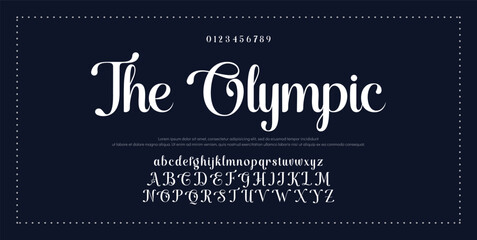 Hand drawn vector alphabet. Modern monoline signature script font. Elegant Signature Font. Best Alphabet Beautiful Calligraphy Signature Font