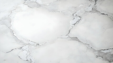 Obraz premium White Marble Texture Background Creates a Smooth and Elegant Surface with Subtle Gray Veins.