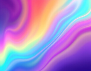Abstract Purple Neon Background with Colorful Gradient Transition. This dynamic showcases a mesmerizing transition of colorful gradients against a purple neon backdrop. The smooth blending
