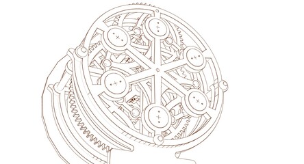  clock graphic symbol 3d illustration