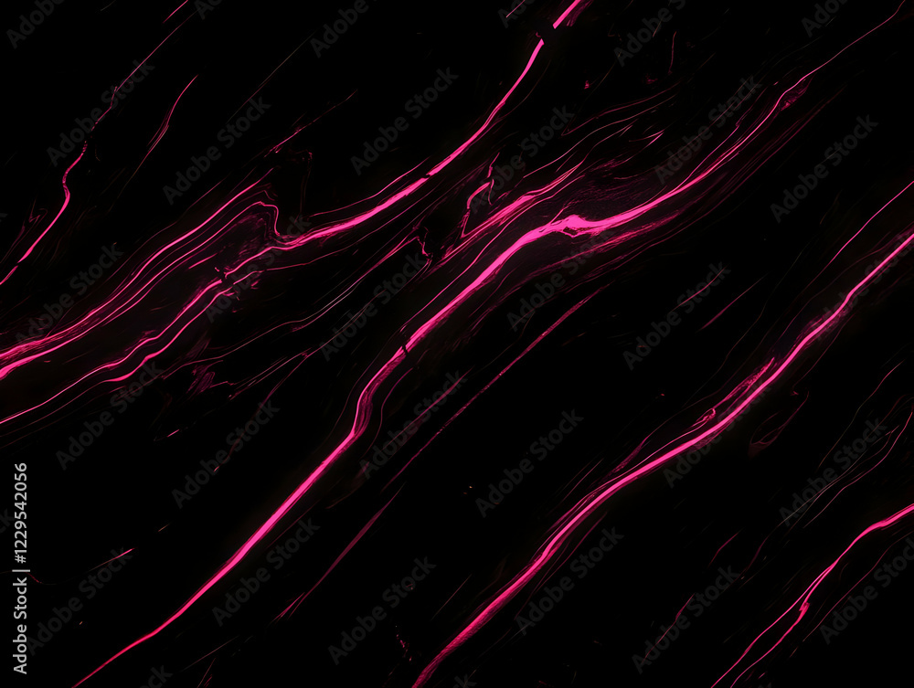 Aufkleber abstract background with pink streaks flowing dynamically across a dark background