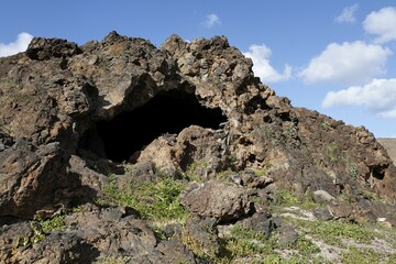 Hornitos in Los Toneles , Barranco Valle de la Cueva , Fuerteventura , Canary Islands