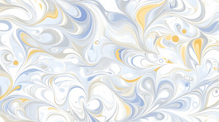 Fototapeta premium Abstract Swirls of Blue, Gray, and Gold Blend Seamlessly in a Marble Effect Background Design