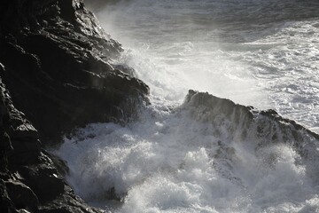 Breakers in Puertito de los Molinos , Fuerteventura , Canary Islands