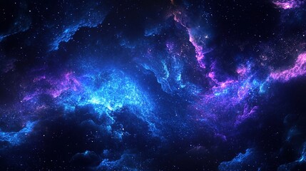 Obraz premium Colorful nebulae with space dust and starlight.