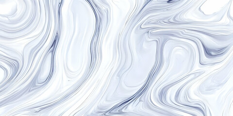 Obraz premium Abstract Fluid Art Background Creates a Smooth, Flowing Marble Effect with Soft Gray and White Hues.