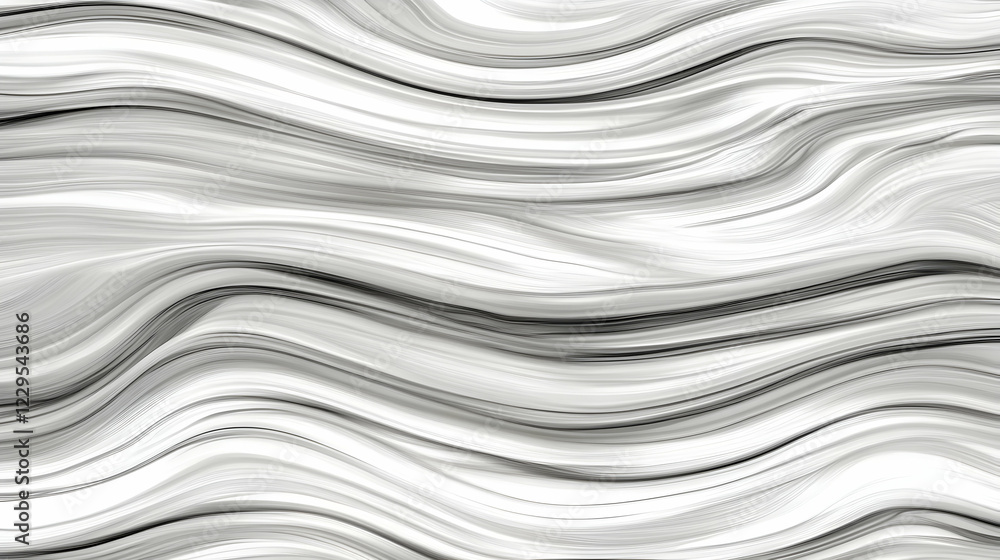 Poster abstract gray and white wavy lines background creates a smooth and flowing visual