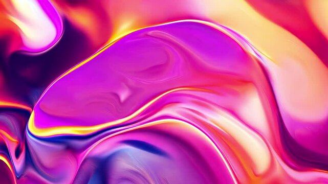 Colorful flowing motion with gradient light reflections - made with Generative AI