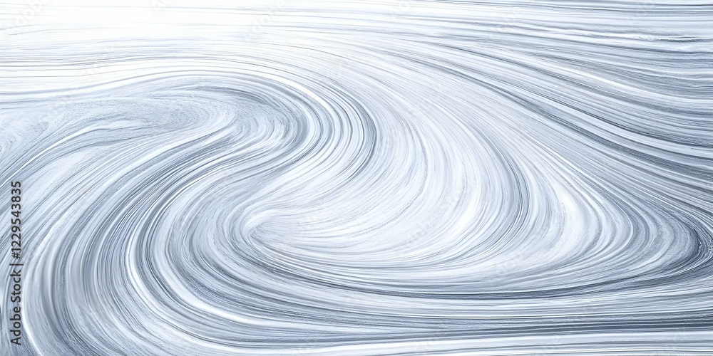 Poster abstract white and gray swirling pattern background creates a smooth and elegant design.