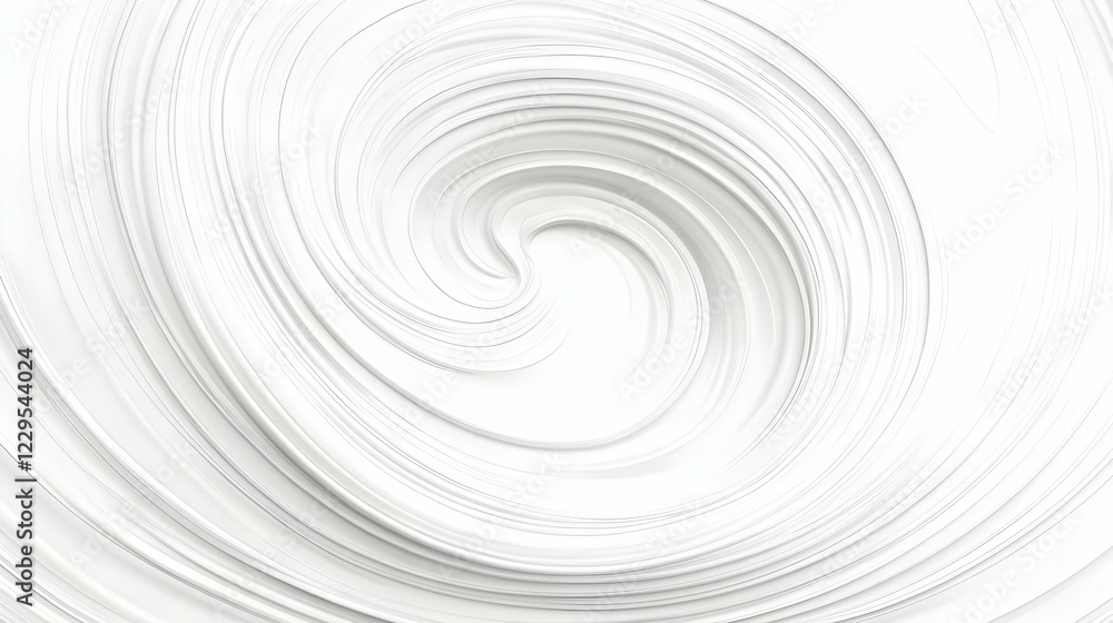 Poster abstract white swirling vortex background creates a mesmerizing visual effect with smooth curves