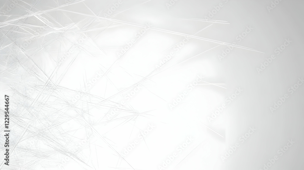 Poster abstract white background with intersecting lines creates a dynamic visual