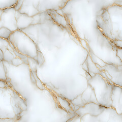 White marble texture with gold veins creates luxurious and elegant background for designs seamlessly.