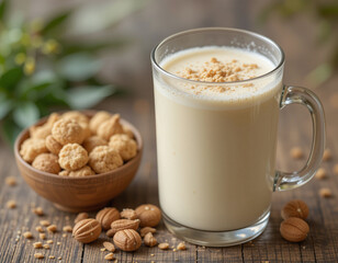 glass of milk and cookies