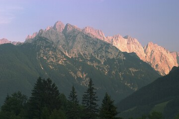 View from Podkoren to Mount Triglav - Julian Alps - Slovenia