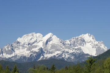 Mountains Zugspitze Alpspitze Waxenstein - Germany
