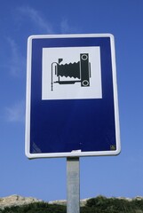 Spain Mallorca sign sightseeing