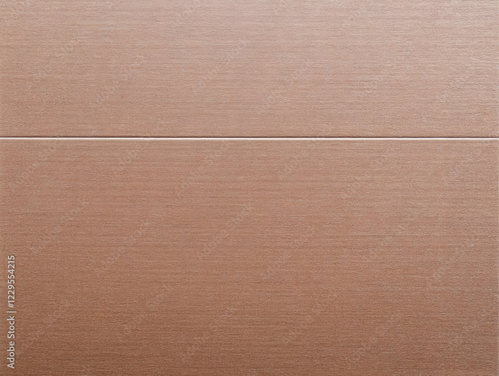 Poster close-up of two brown textured tiles with a thin white grout line, creating a seamless surface.